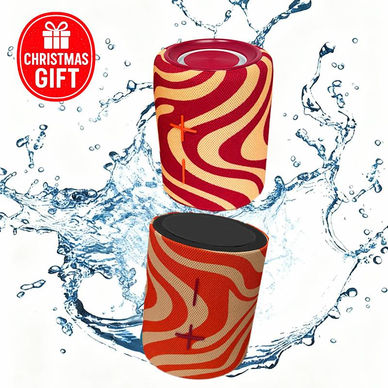 Stromberg MEGA-TWIN Portable Bluetooth Speaker plus with 2-In-1 Design IPX4 Water Resistant 10H Playtime TWS Pairing BT5.3 FM Radio 20W Subwoofer for Home Party Outdoor Beach Audio