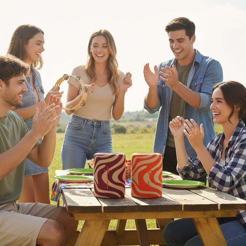 Stromberg MEGA-TWIN Portable Bluetooth Speaker plus with 2-In-1 Design IPX4 Water Resistant 10H Playtime TWS Pairing BT5.3 FM Radio 20W Subwoofer for Home Party Outdoor Beach Audio